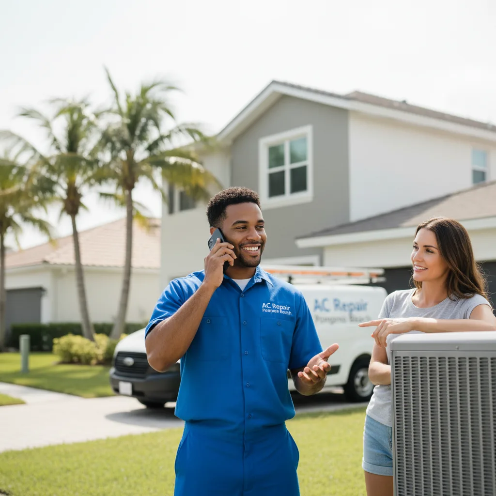 AC Repair Pompano Beach customer support in Monroe City